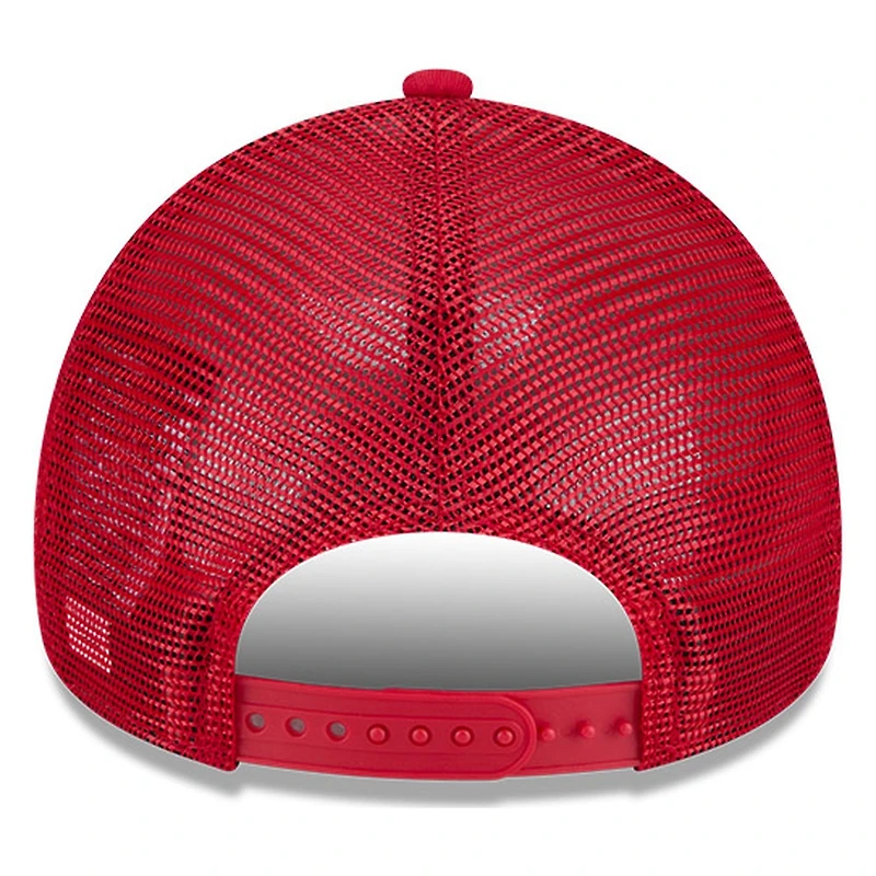 Washington Nationals Red New Era 9FORTY A-Frame Trucker Adjustable Hat