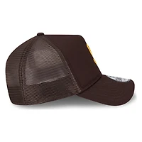 San Diego Padres Brown New Era 9FORTY A-Frame Trucker Adjustable Hat
