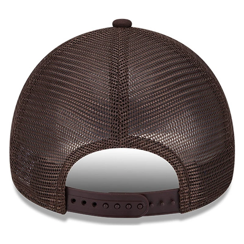 San Diego Padres Brown New Era 9FORTY A-Frame Trucker Adjustable Hat