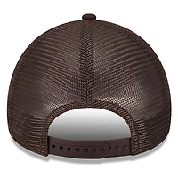San Diego Padres Brown New Era 9FORTY A-Frame Trucker Adjustable Hat
