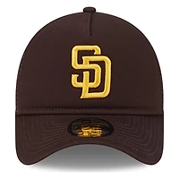 San Diego Padres Brown New Era 9FORTY A-Frame Trucker Adjustable Hat