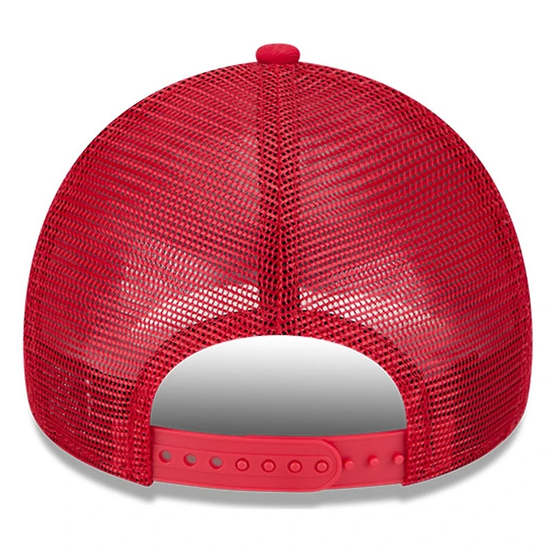 Philadelphia Phillies Red New Era 9FORTY A-Frame Trucker Adjustable Hat