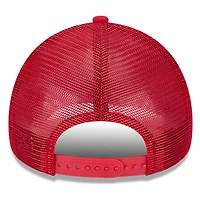 Philadelphia Phillies Red New Era 9FORTY A-Frame Trucker Adjustable Hat