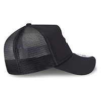 Chicago White Sox Black New Era 9FORTY A-Frame Trucker Adjustable Hat