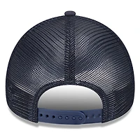 Atlanta Braves Navy New Era 9FORTY A-Frame Trucker Adjustable Hat