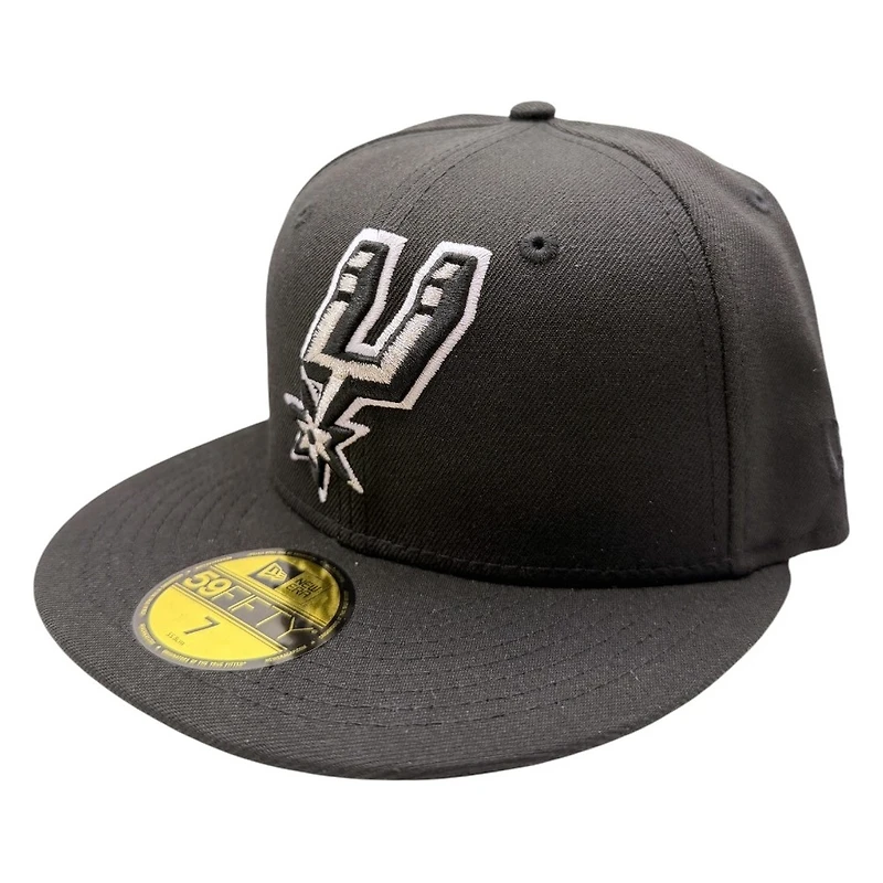 San Antonio Spurs Black 2007 Finals Patch New Era 59FIFTY Fitted Hat