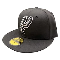 San Antonio Spurs Black 2007 Finals Patch New Era 59FIFTY Fitted Hat