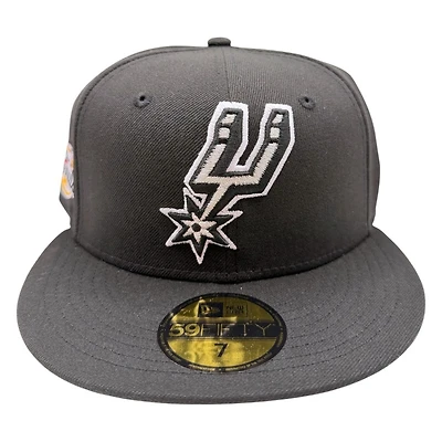 San Antonio Spurs Black 2007 Finals Patch New Era 59FIFTY Fitted Hat