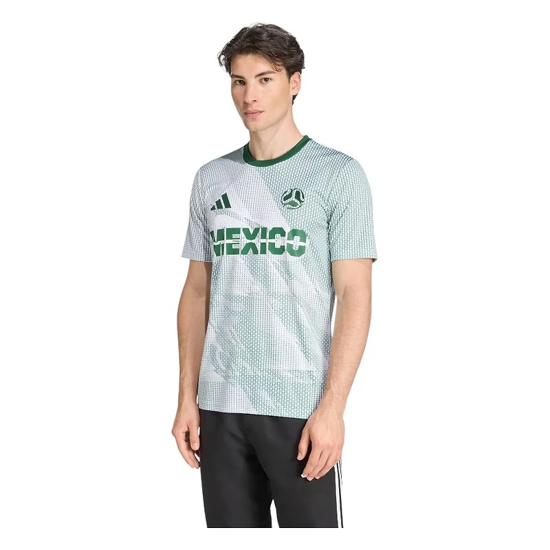 Mexico White and Green Adidas Jersey