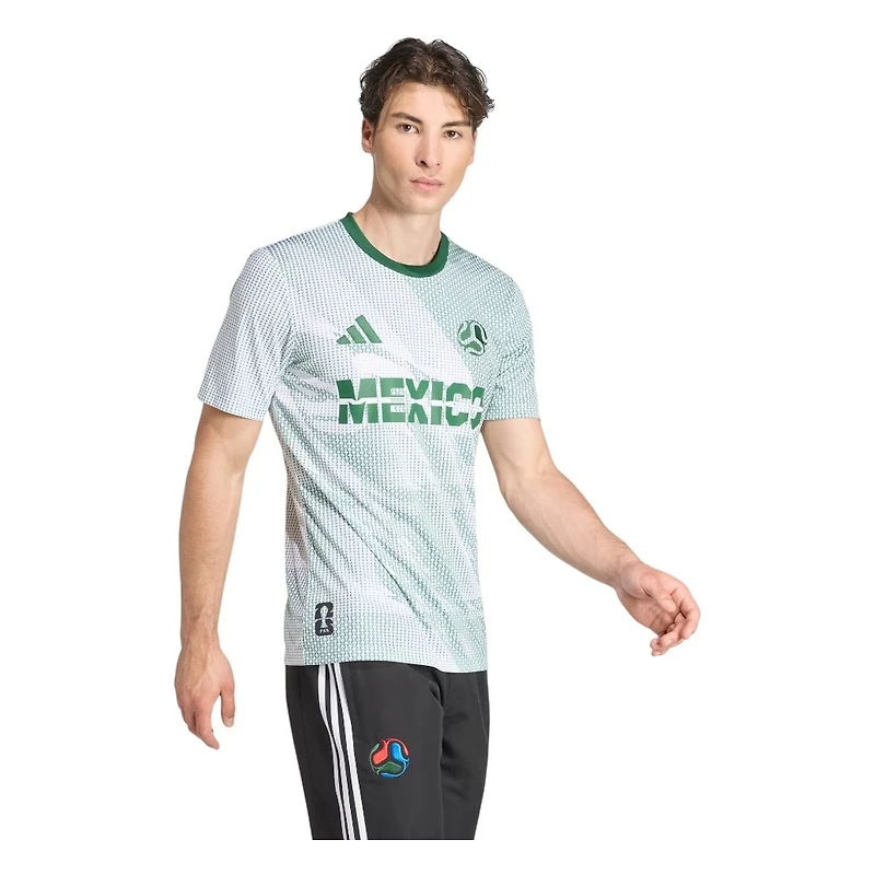 Mexico White and Green Adidas Jersey