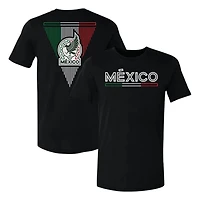 Mexico Black Front and Back 2026 World Cup 500 Level T-Shirt