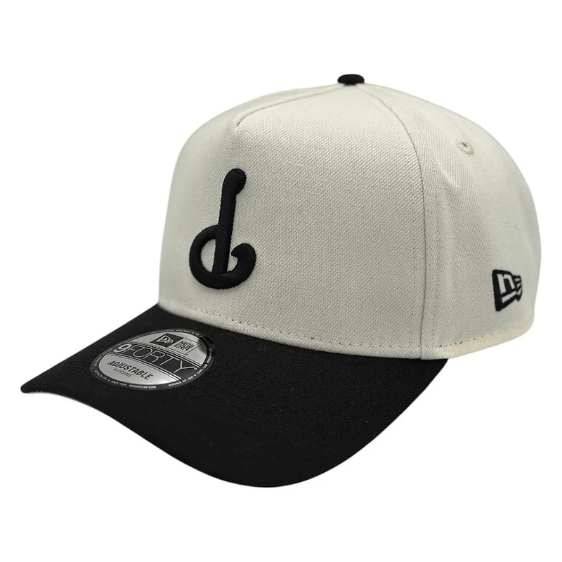 Philadelphia Phillies Chrome and Black Upside Down Logo New Era 9FORTY A-Frame Adjustable Hat
