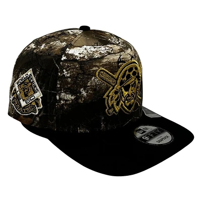 Pittsburgh Pirates Realtree Black Gold New Era 9FIFTY A-Frame Adjustable Hat