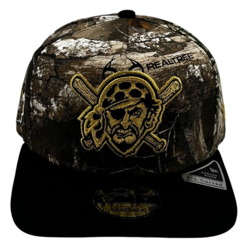 Pittsburgh Pirates Realtree Black Gold New Era 9FIFTY A-Frame Adjustable Hat
