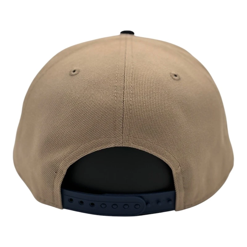 Notre Dame Fighting Irish Tan and Navy New Era 9FIFTY A-Frame Adjustable Hat