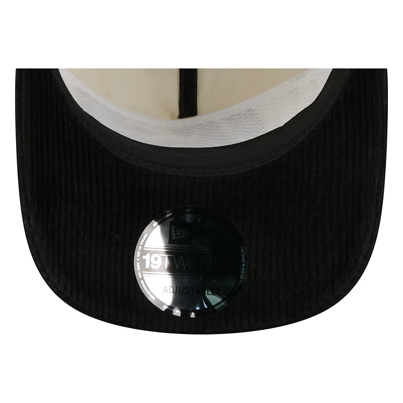 U.S. Soccer Retro White and Black Corduroy New Era 19TWENTY Adjustable Hat