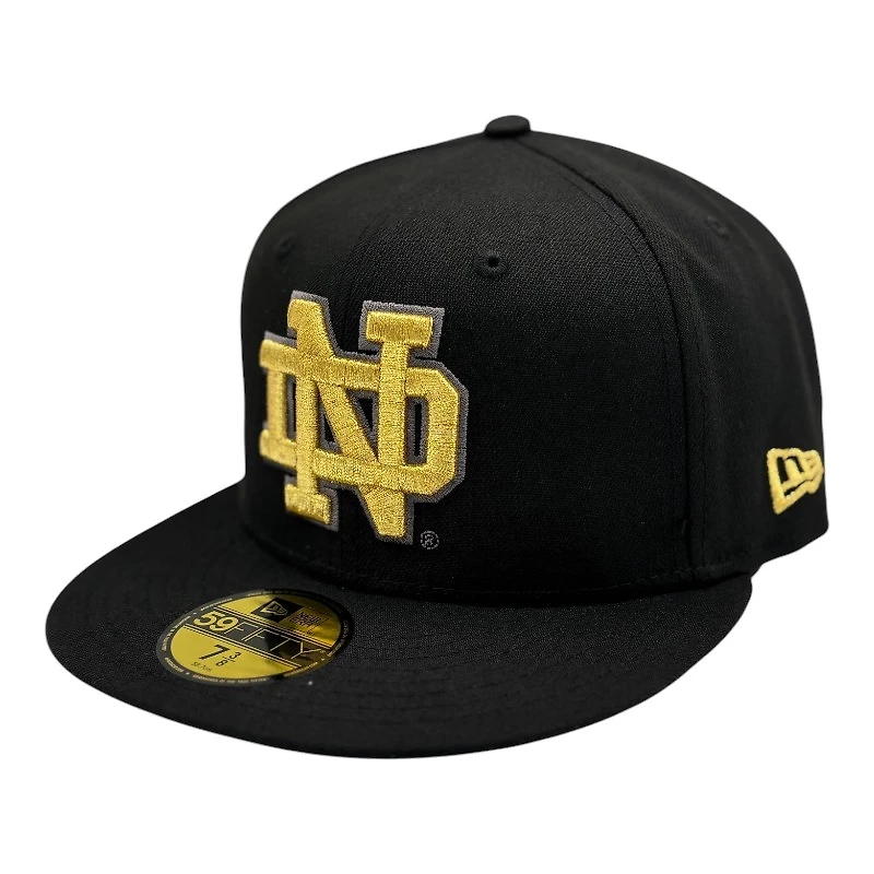 Notre Dame Fighting Irish Black New Era 59FIFTY Fitted Hat