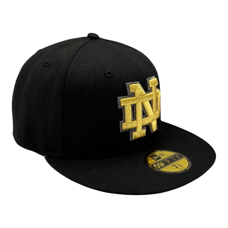 Notre Dame Fighting Irish Black New Era 59FIFTY Fitted Hat
