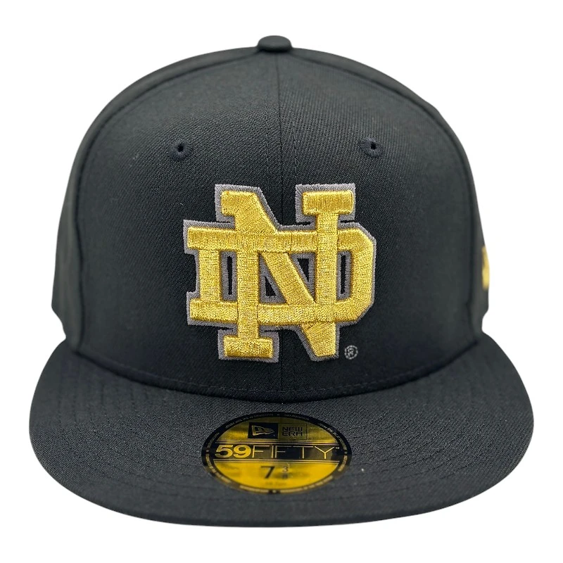 Notre Dame Fighting Irish Black New Era 59FIFTY Fitted Hat