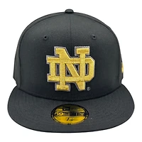 Notre Dame Fighting Irish Black New Era 59FIFTY Fitted Hat