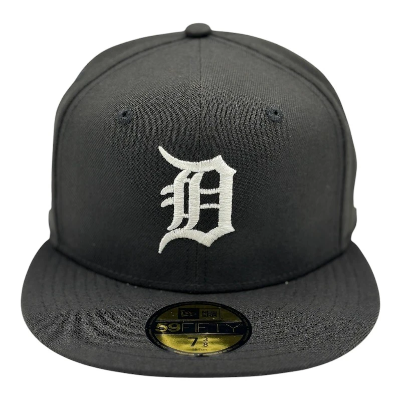 Detroit Tigers Black Tiger Stadium Patch New Era 59FIFTY Fitted Hat