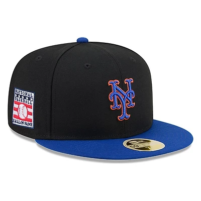 New York Mets Black 2026 Hall of Fame Era 59FIFTY Fitted Hat