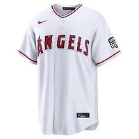 Los Angeles Angels White 2026 USA 250 Fourth of July Home Blank Nike Stadium Player Jersey