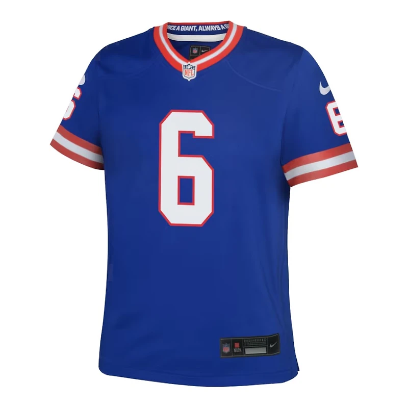 Youth New York Giants Jaxson Dart Royal Alternate 2 Nike Game Jersey