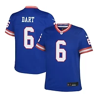 Youth New York Giants Jaxson Dart Royal Alternate 2 Nike Game Jersey