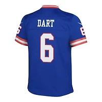 Youth New York Giants Jaxson Dart Royal Alternate 2 Nike Game Jersey