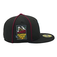 San Francisco Giants Black with Red Piping 2007 All Star Game Patch Icy Blue UV New Era 59FIFTY Fitted Hat