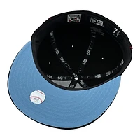 San Francisco Giants Black with Red Piping 2007 All Star Game Patch Icy Blue UV New Era 59FIFTY Fitted Hat