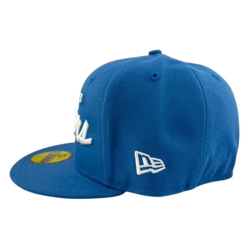 Los Angeles Dodgers Script Indigo Collection New Era 59FIFTY Fitted Hat