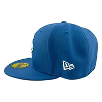 Los Angeles Dodgers Shooting Ball Indigo Collection New Era 59FIFTY Fitted Hat