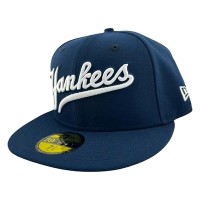 New York Yankees Script Oceanside Collection Era 59FIFTY Fitted Hat
