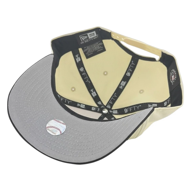 Los Angeles Angels Chrome and Scarlet Palm Tree New Era 9FIFTY A-Frame Snapback Hat