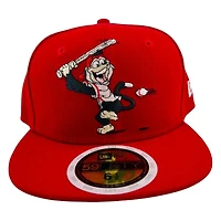 Kids Los Angeles Angels Rally Monkey New Era 59FIFTY Fitted Hat