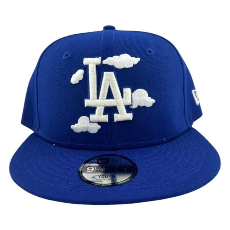 Kids Los Angeles Dodgers Royal Blue Clouds New Era 9FIFTY Snapback Hat