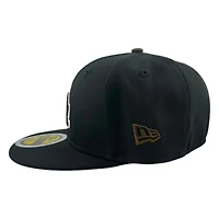 Kids Los Angeles Dodgers Black 2025 WS Patch New Era 59FIFTY Fitted Hat
