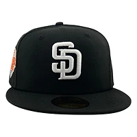 San Diego Padres Black and White 1992 ASG Patch New Era 59FIFTY Fitted Hat