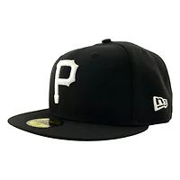 Pittsburgh Pirates Black and White 1959 ASG Patch New Era 59FIFTY Fitted Hat