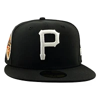Pittsburgh Pirates Black and White 1959 ASG Patch New Era 59FIFTY Fitted Hat
