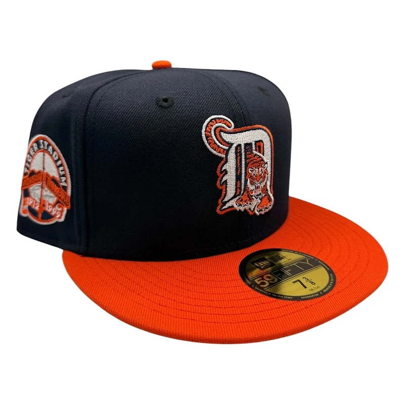 Detroit Tigers Navy and Orange New Era 59FIFTY Fitted Hat
