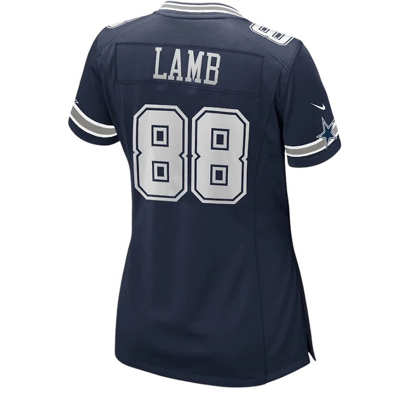 Women's Dallas Cowboys CeeDee Lamb Navy and White Nike Game Jersey