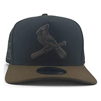St. Louis Cardinals Black and Walnut Brown 2006 World Series Patch New Era 9FIFTY A-Frame Snapback Hat