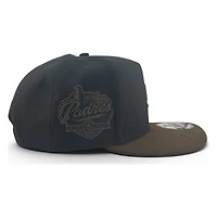 San Diego Padres Black and Walnut Brown Est 1969 Patch New Era 9FIFTY A-Frame Snapback Hat