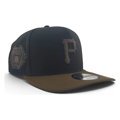 Pittsburgh Pirates Black and Walnut Brown 1925 World Series Patch New Era 9FIFTY A-Frame Snapback Hat