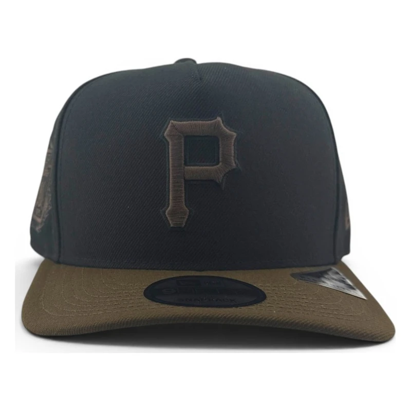 Pittsburgh Pirates Black and Walnut Brown 1925 World Series Patch New Era 9FIFTY A-Frame Snapback Hat