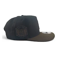 New York Yankees Black and Walnut Brown Yankee Stadium Patch New Era 9FIFTY A-Frame Snapback Hat