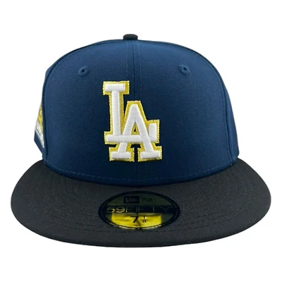 Los Angeles Dodgers Oceanside Gold Two Tone Metallic New Era 59FIFTY Fitted Hat